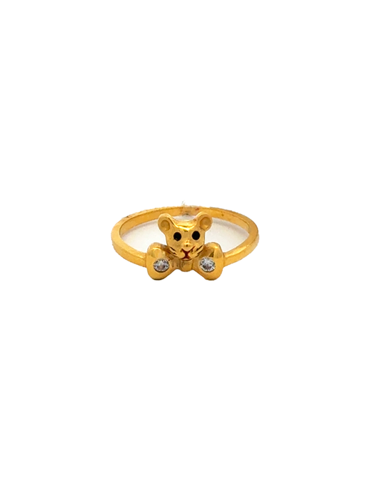 Gold Baby Ring 22 Karat