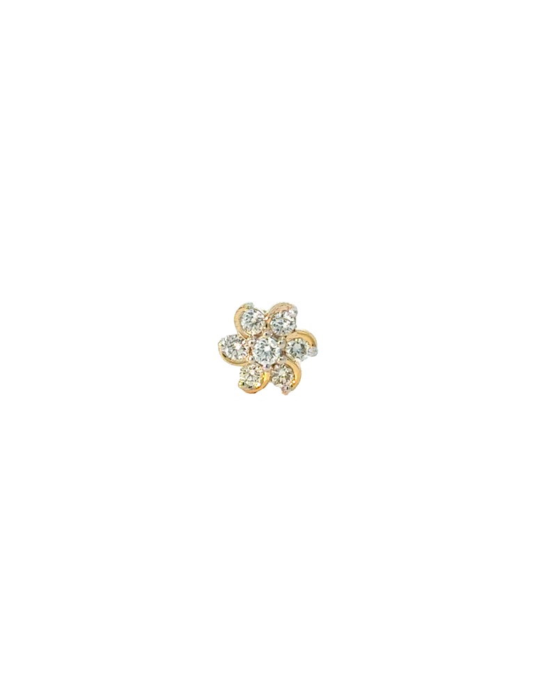 Diamond Nose Pin 18 Karat