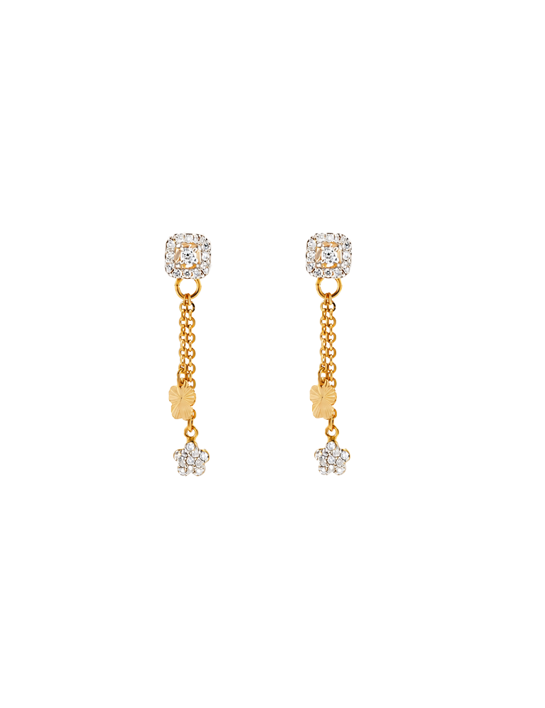 Floral Lumière Necklace Set - 22 Karat