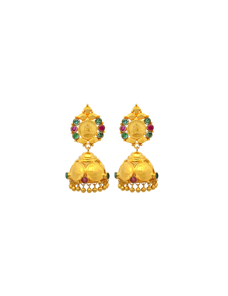 Gold Earrings 22 Karat