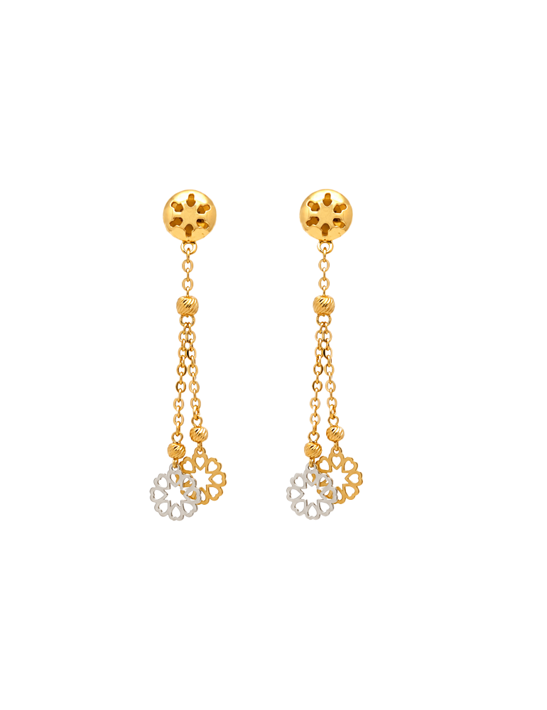 Kanak Lata Floral Gold Set - 22 Karat