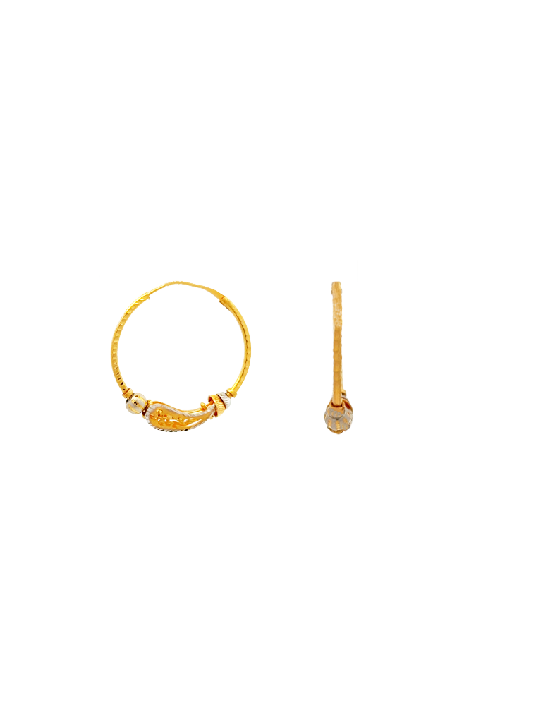 Gold Bli Danglers - 22 karat