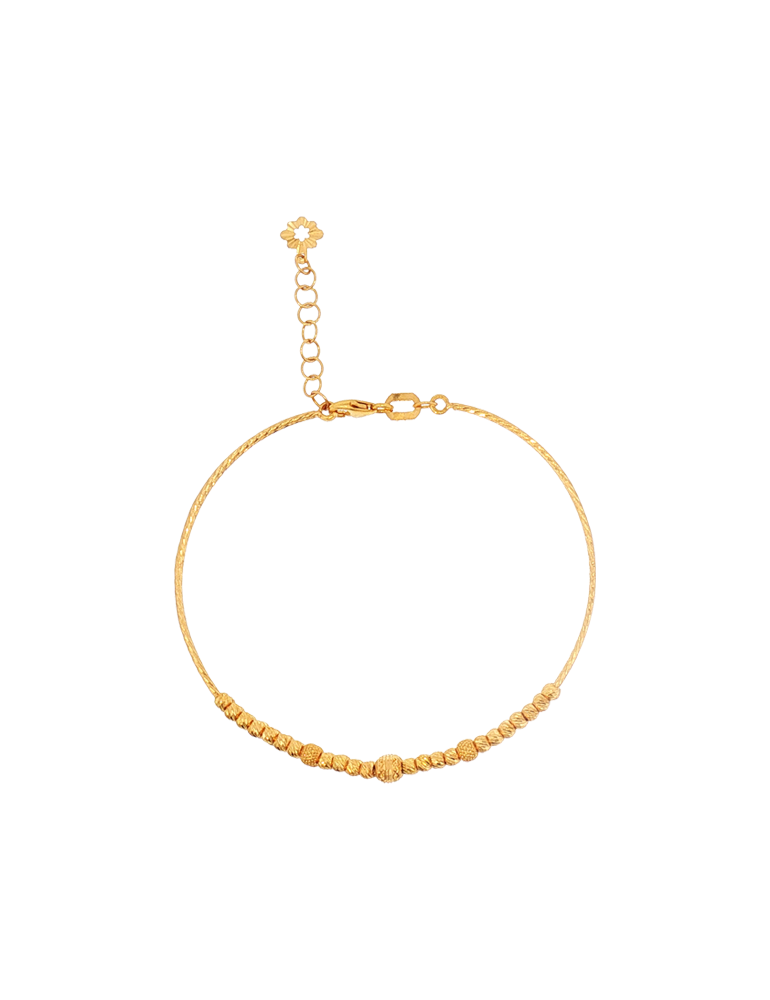 Manimala Double Row Bracelet - 22 Karat