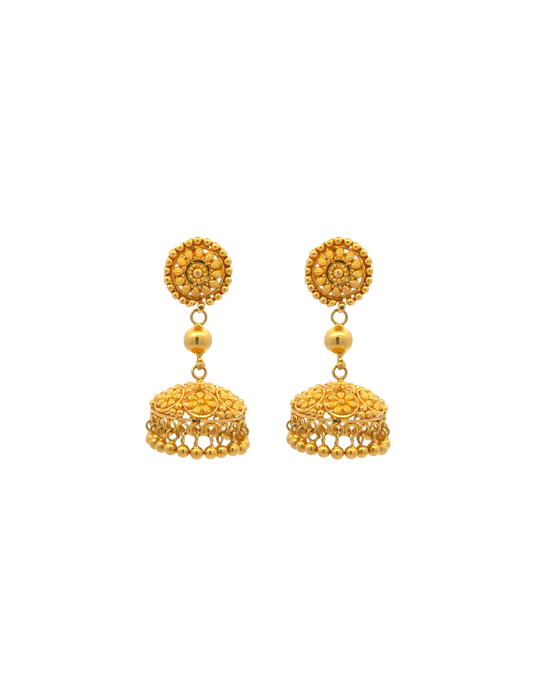 Gold Earrings 22 Karat