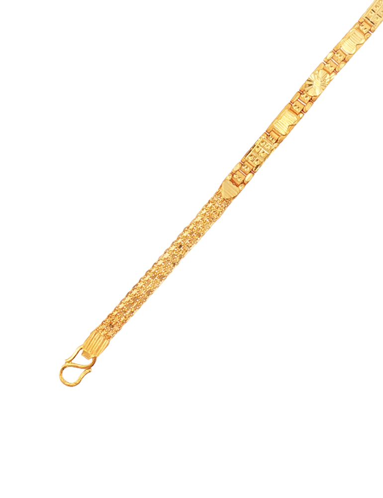 Lakshya Heritage Gold Bracelet - 22 Karat