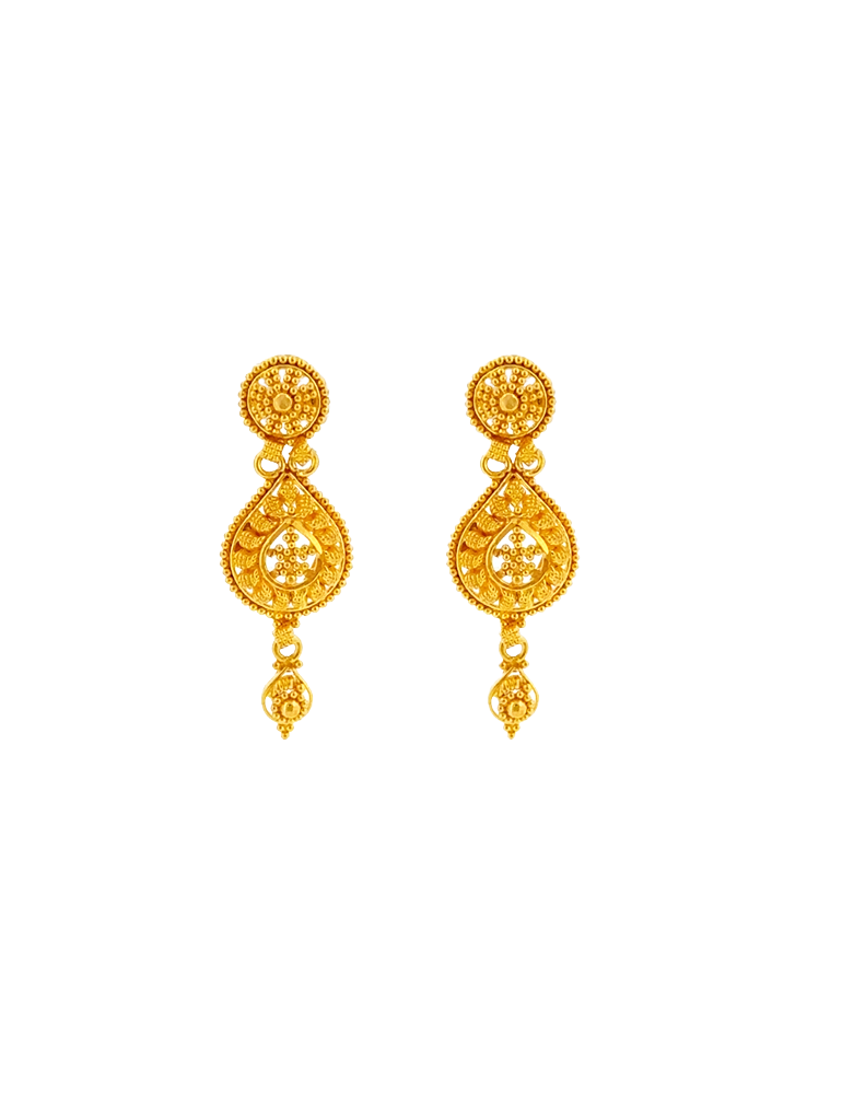 Hemanjali Layered Pendant Set - 22 Karat