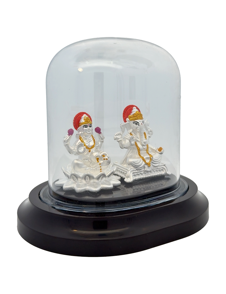 Lakshmi - Ganesh Idol (999 Fine Silver)