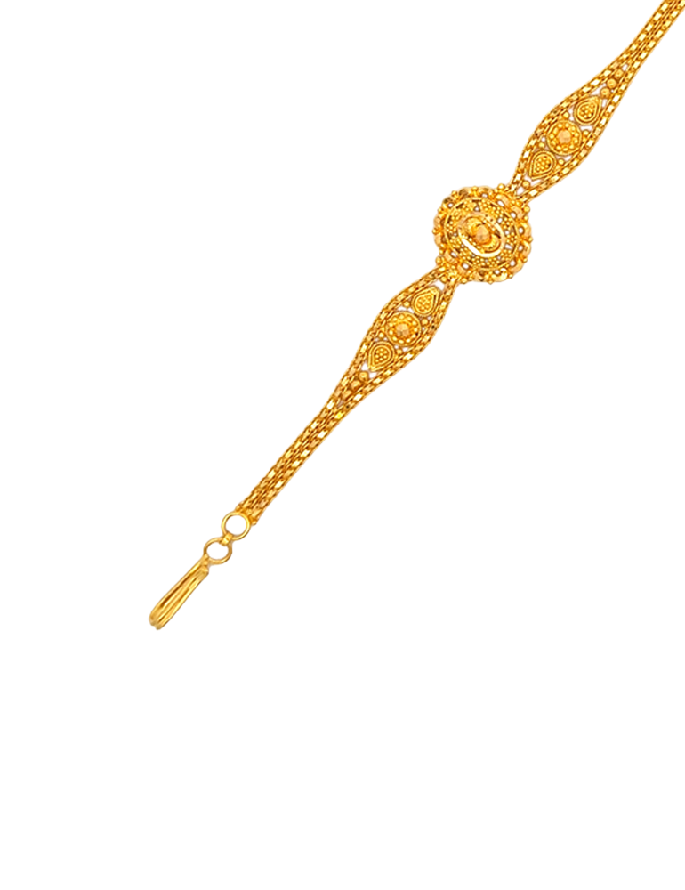 Gold Traditional Kid's Bracelet - 22 Karat