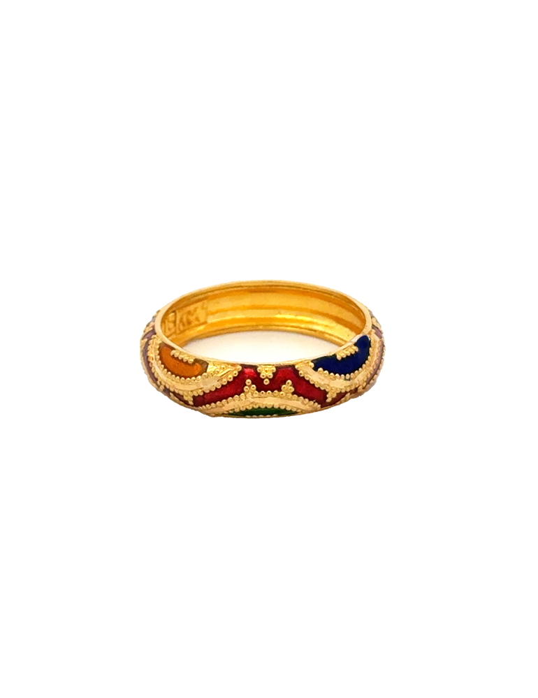 Enamel Essence Band - 22 Karat