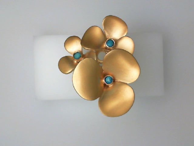 Lady's Yellow 14 Karat Matte'