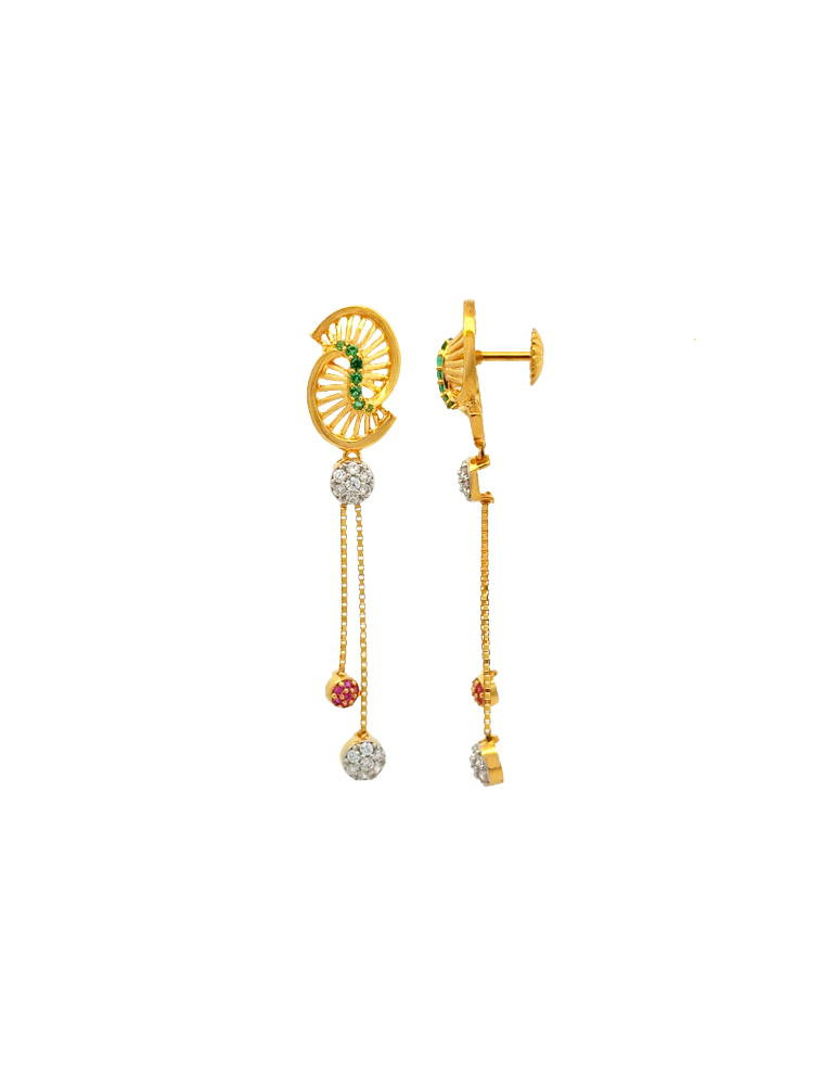 Gold Earrings 22 Karat