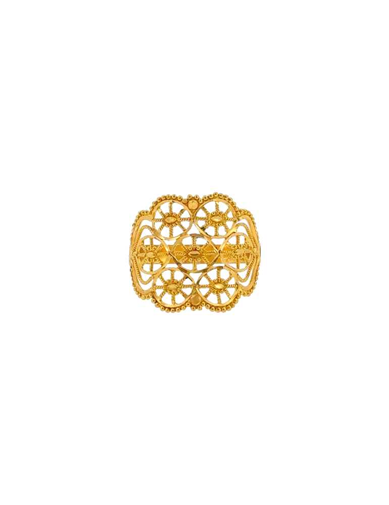 Kanak Mandala Ring - 22 Karat