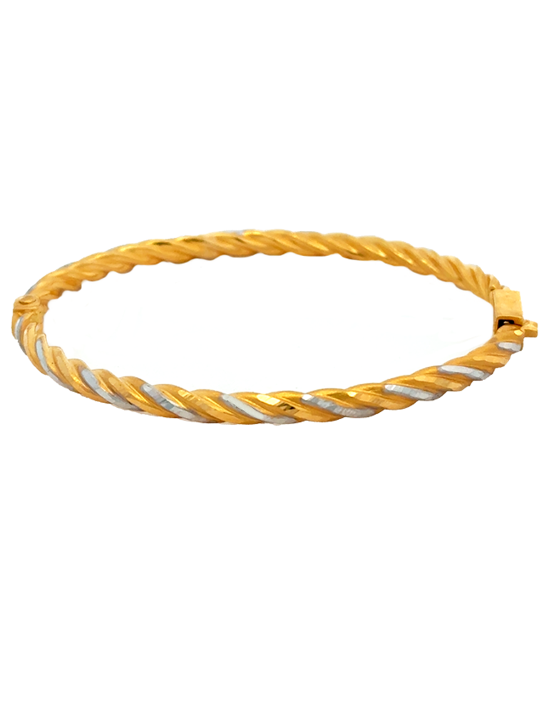 Gold Bangle Bracelet 22 Karat