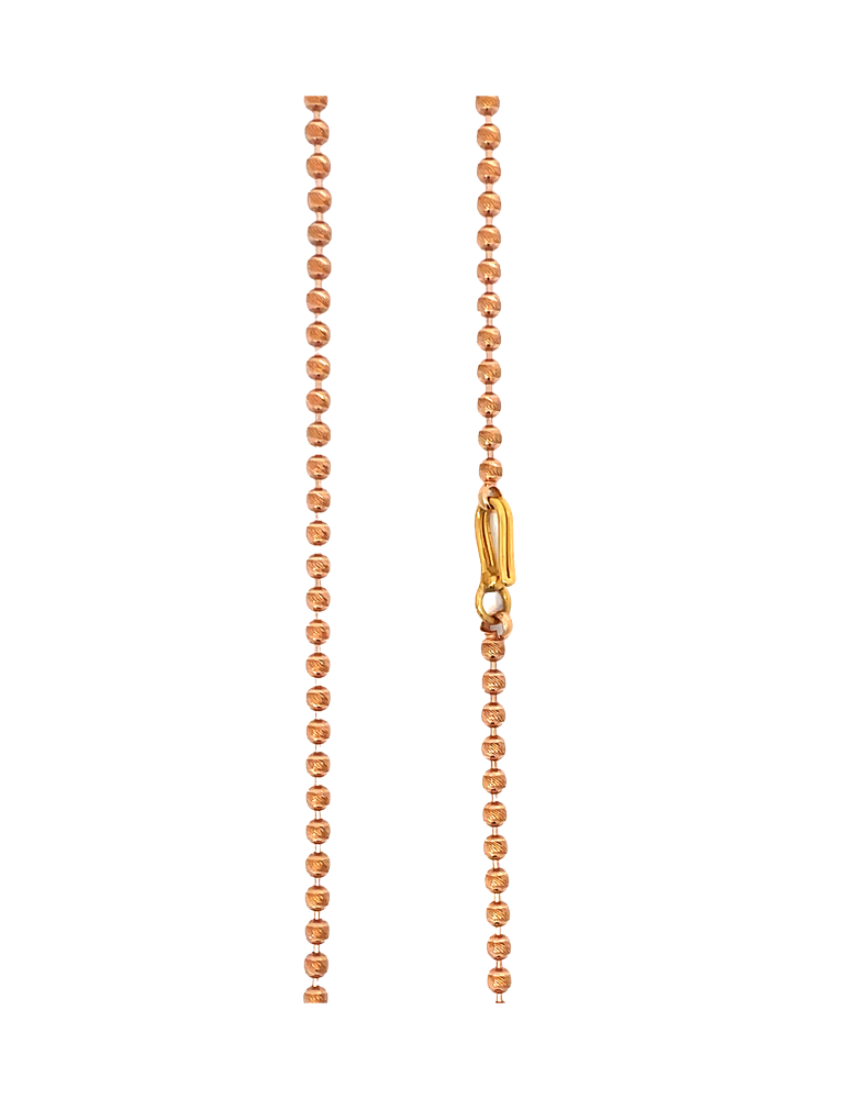 22 Kt Rose Gold Chain