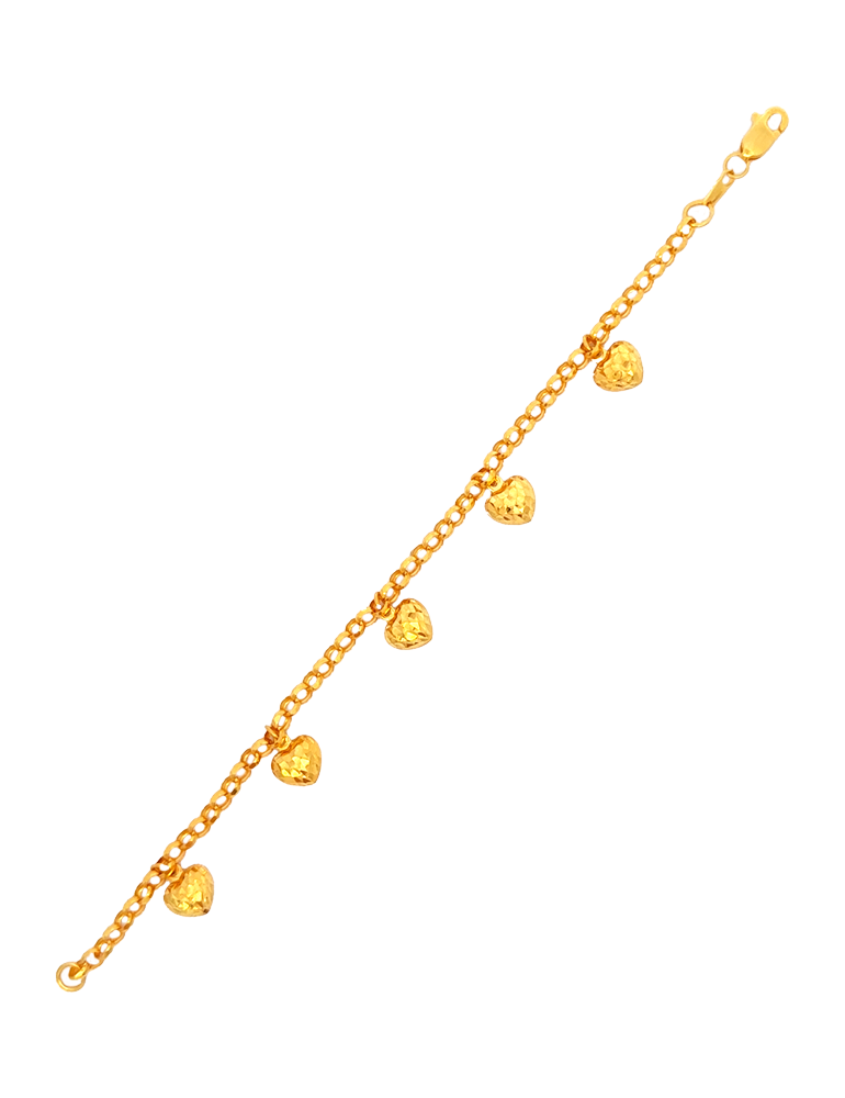 Gold Women's Bracelet - 22 Kt