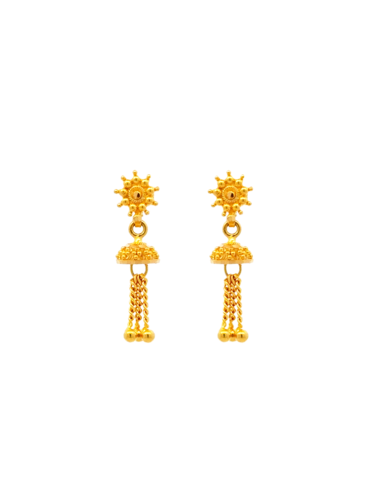 Gold Earrings 22 Karat