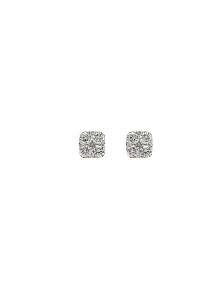Diamond Gold Earrings 18 Karat