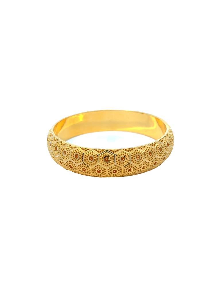 Gold Bangles 22kt  - Set of 2