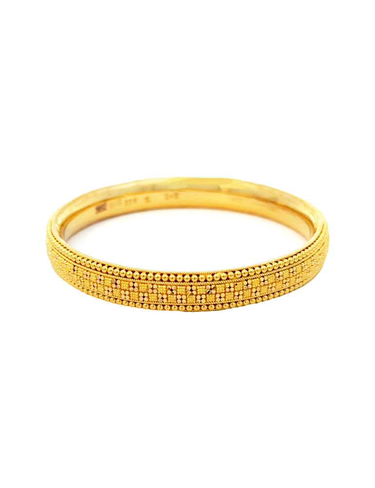 Gold Bangles 22kt  - Set of 2