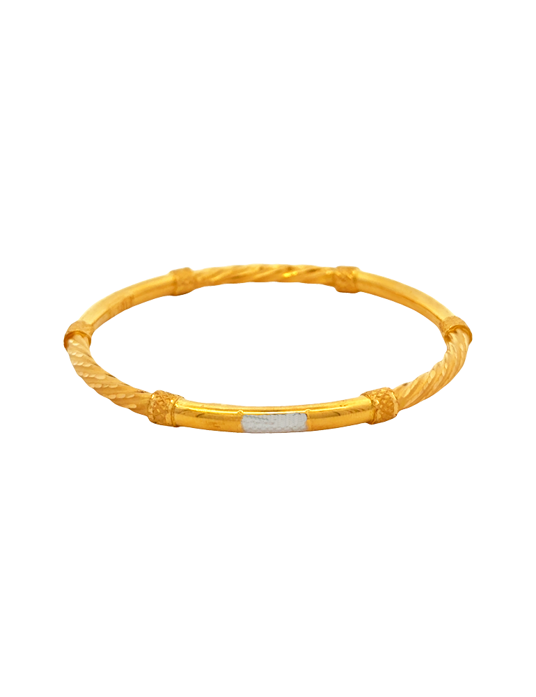 Gold Bangles 22Kt - Set of 2