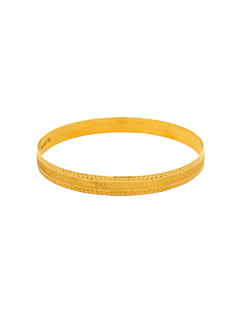 Gold Bangles 22kt  - Set of 2