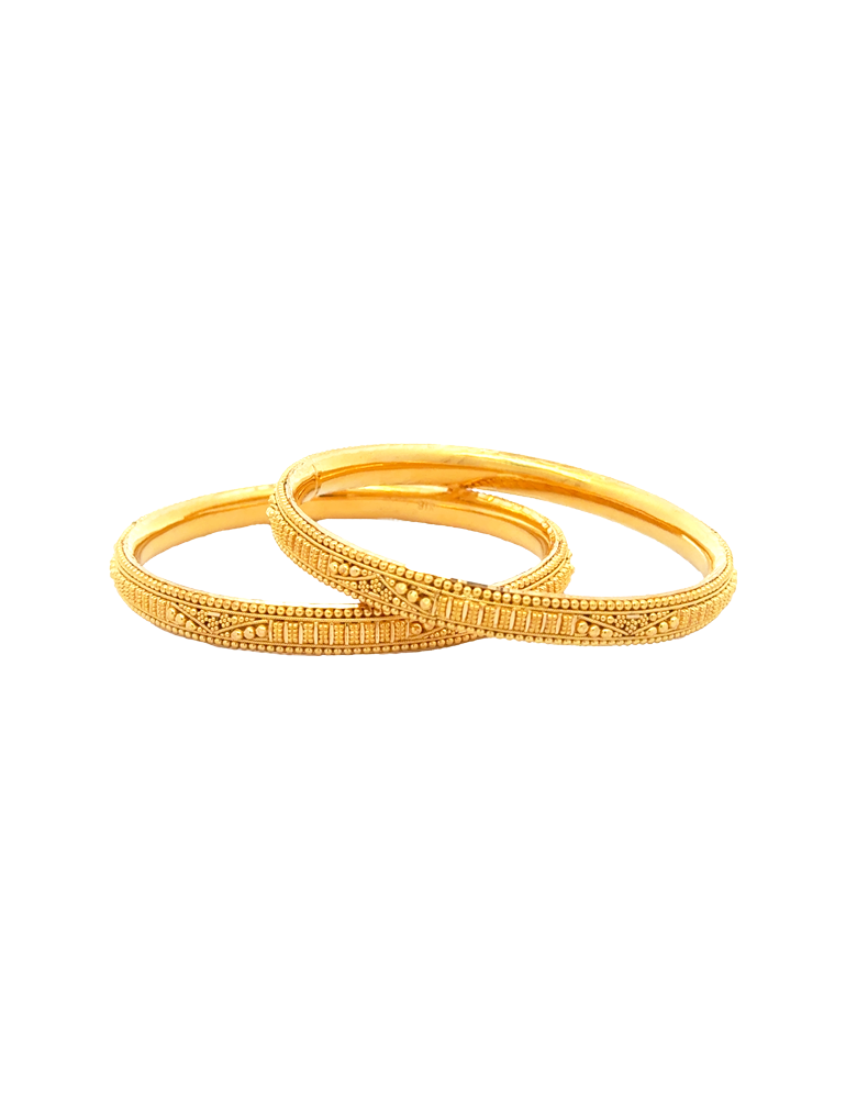 Suvarna Weave Gold Bangles 22kt  - Set of 6