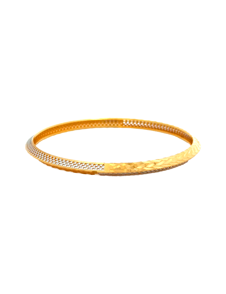 Shimmeredge Gold Bangles 22kt  - Set of 2