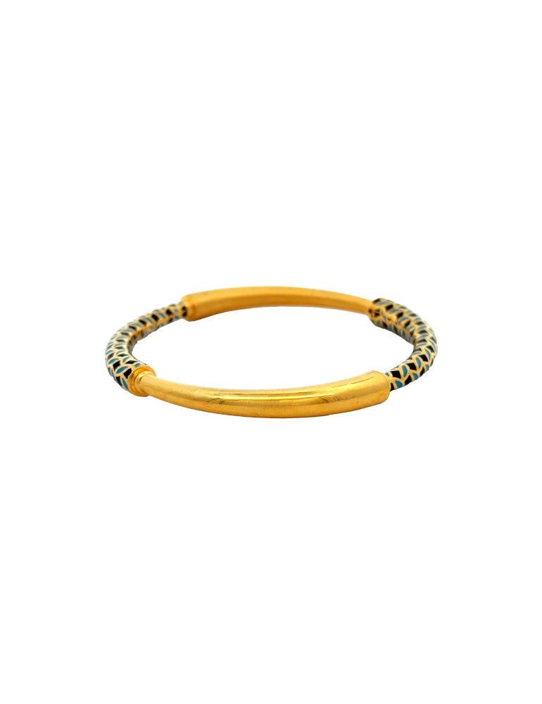 22 Kt Gold Bangles - Set of 2