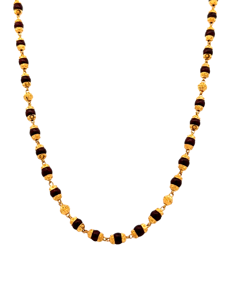 Gold Tulasi Mala 22 Karat