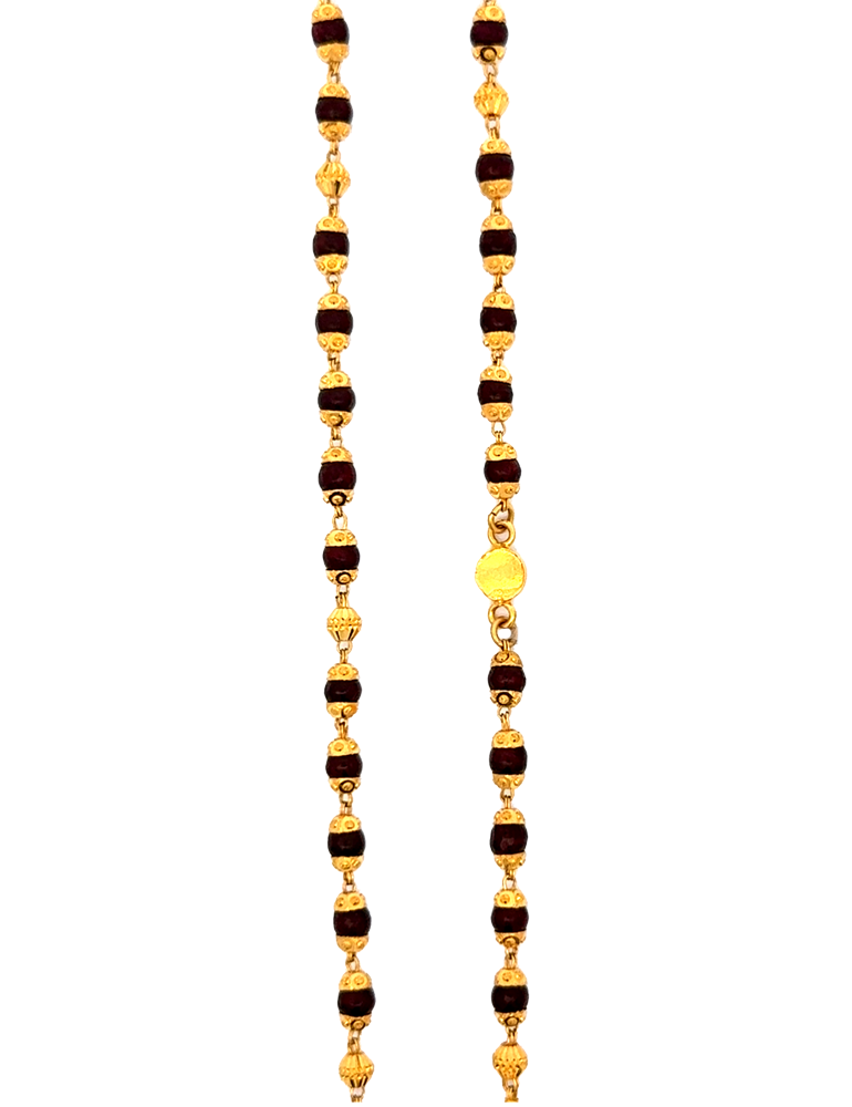 Gold Tulasi Mala 22 Karat