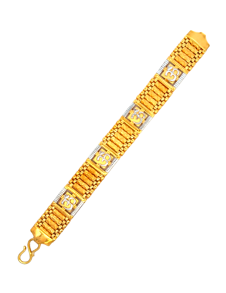 Gold Men's Bracelet 22 Karat