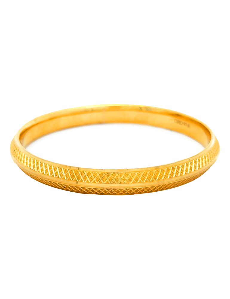 Gold Men's Kada 22 Karat