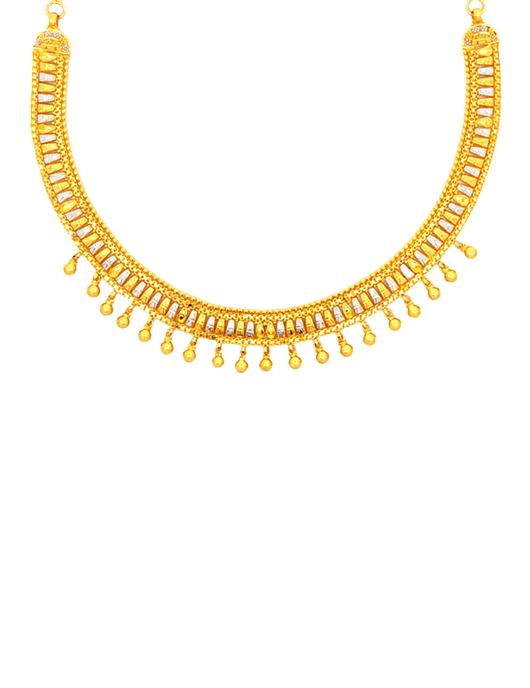 Dual Toned Gold Set - 22 Karat