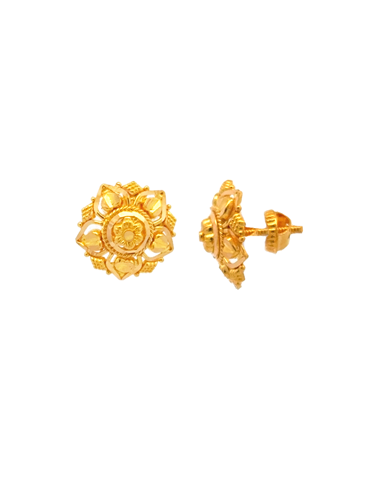 Gold Earrings 22 Karat