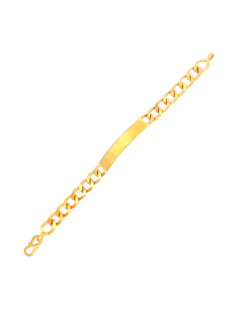 Gold Men's Bracelet - 22 Karat