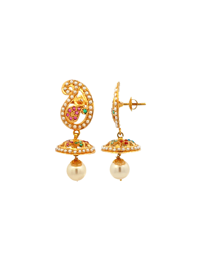 Gold Earrings 22 Karat