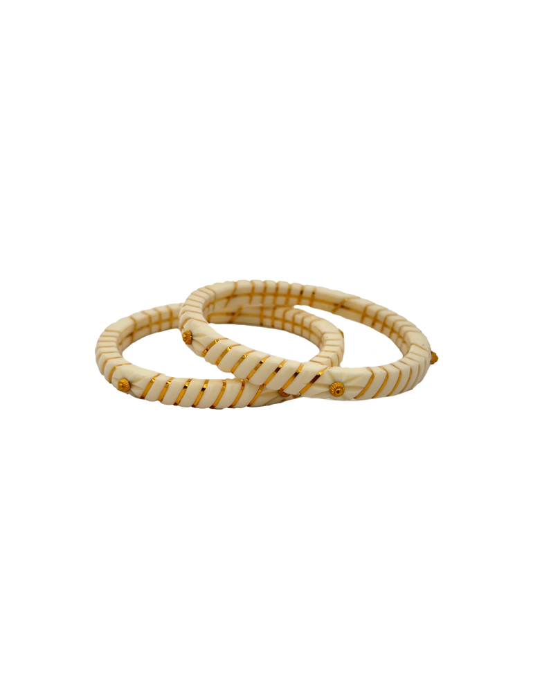 Shakha Pola Gold Bangle 22 Karat