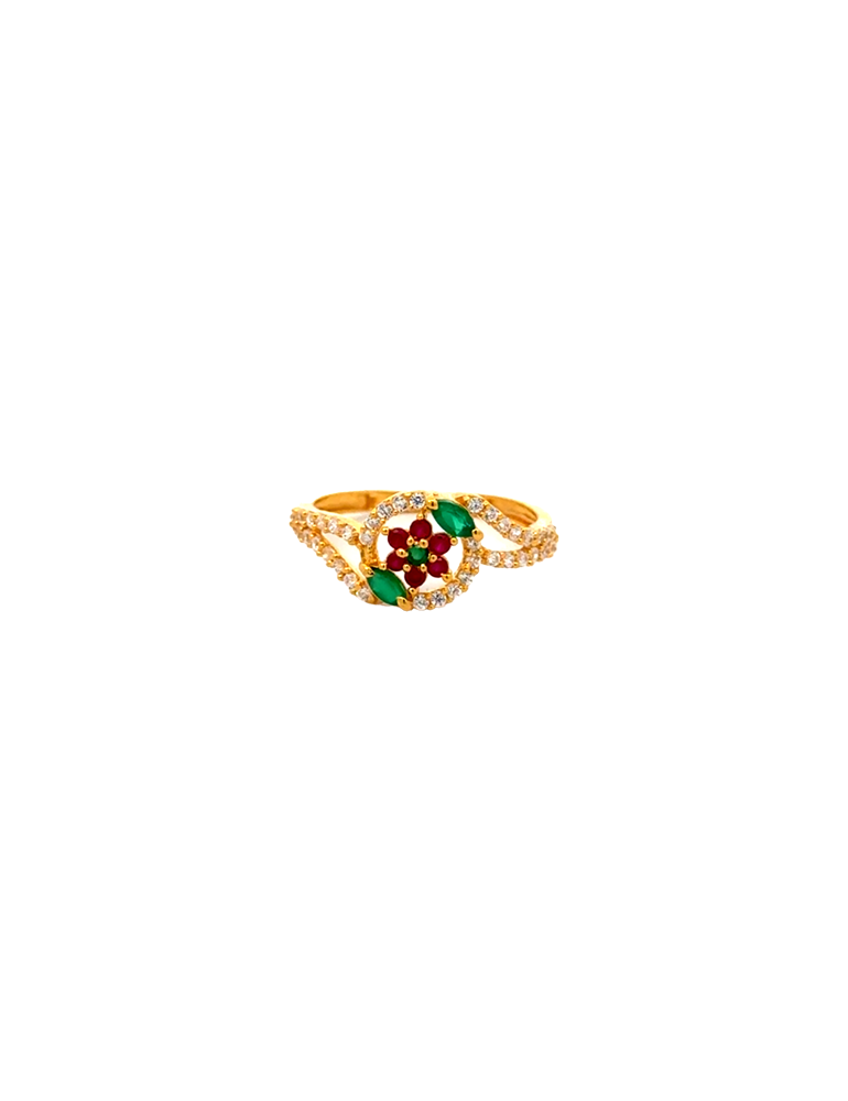 Gold Women's Ring - 22 Kt