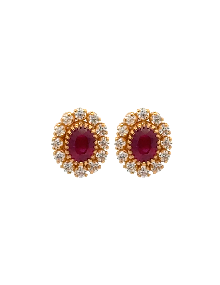 Elegant Gold Pendant Set