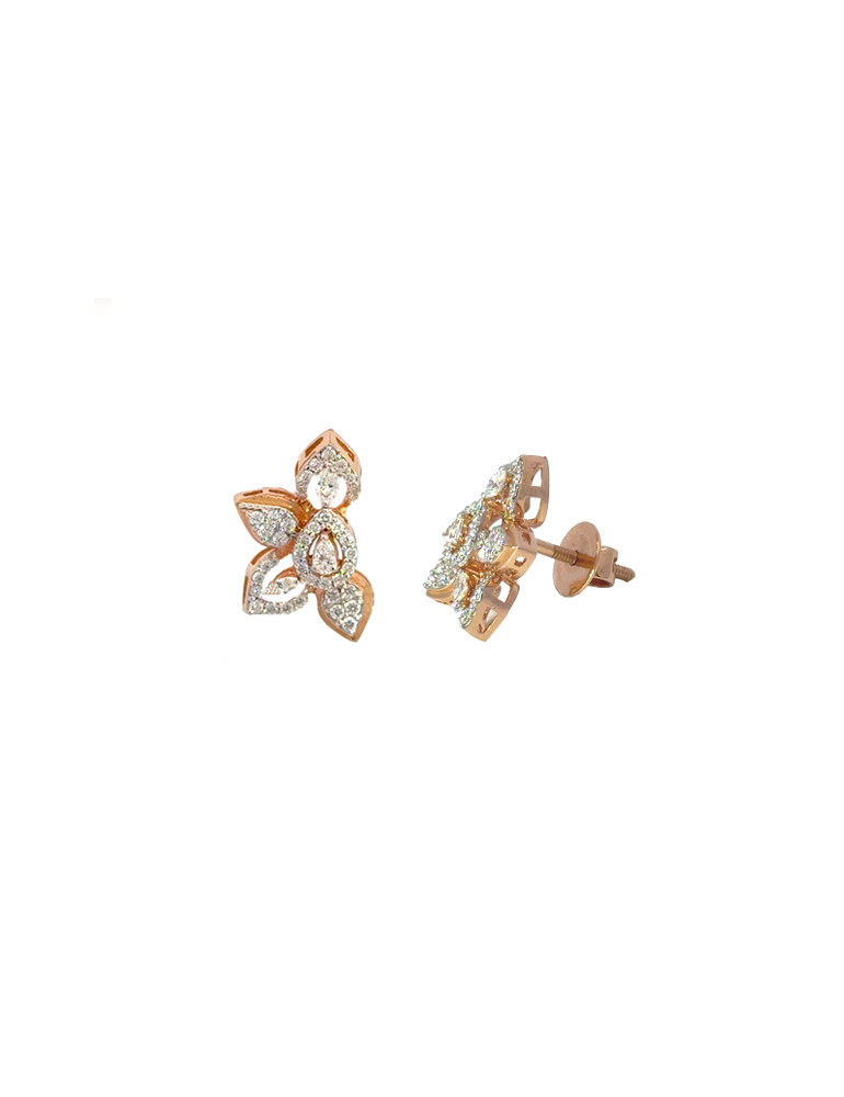 Diamond Earrings -18 Karat