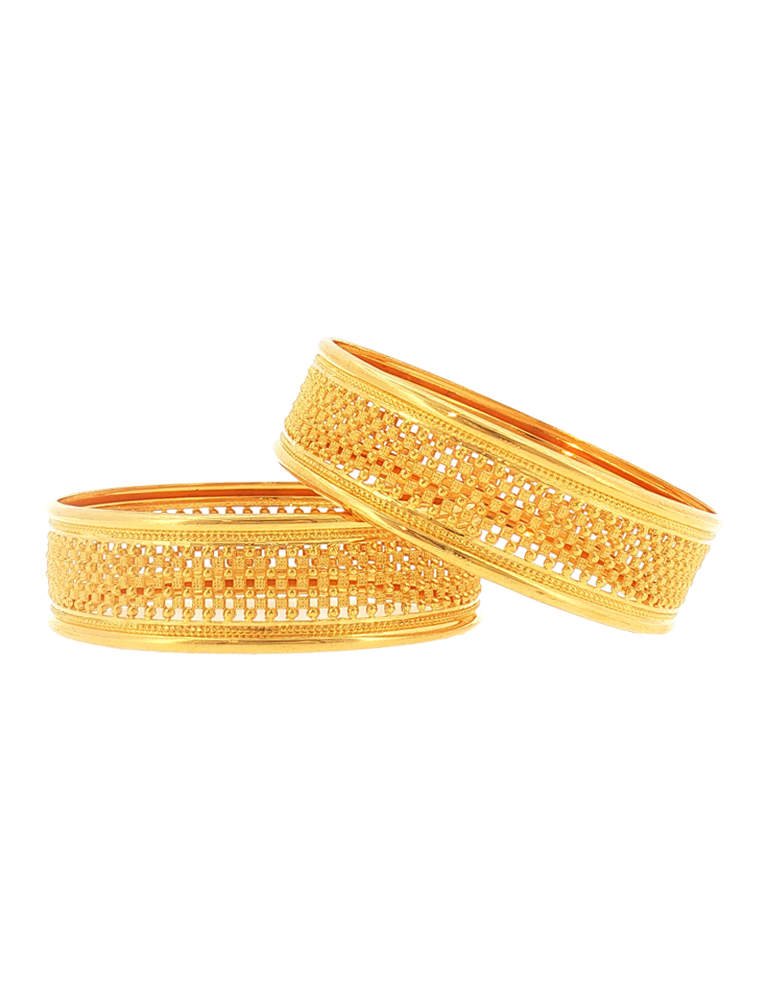 Koshika Gold Bangle 22K - Set Of 2
