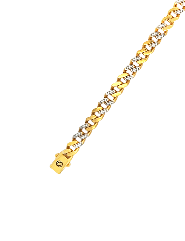 Gold Men's Bracelet 22 Karat