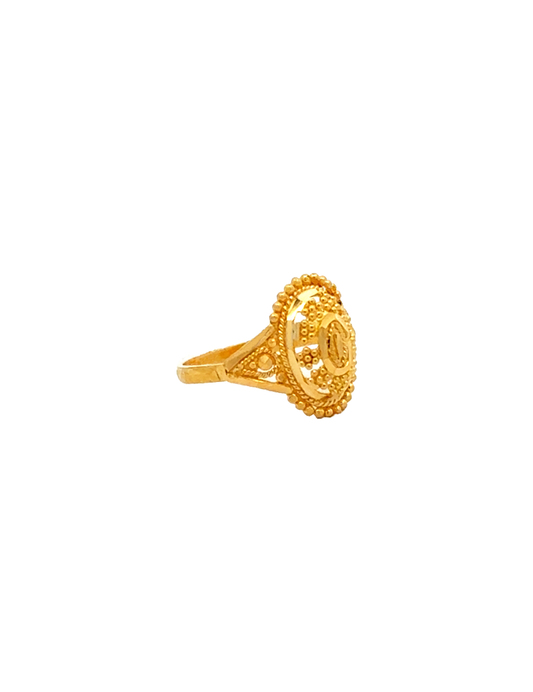 Gold Baby Ring 22 Karat