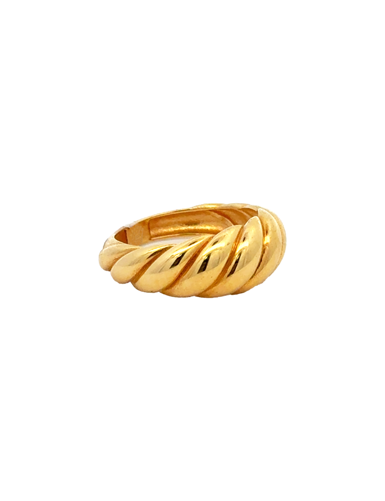 Classic Gold Ring with a Modern Twist