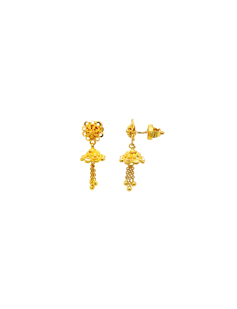 Gold Ear Rings 22kt