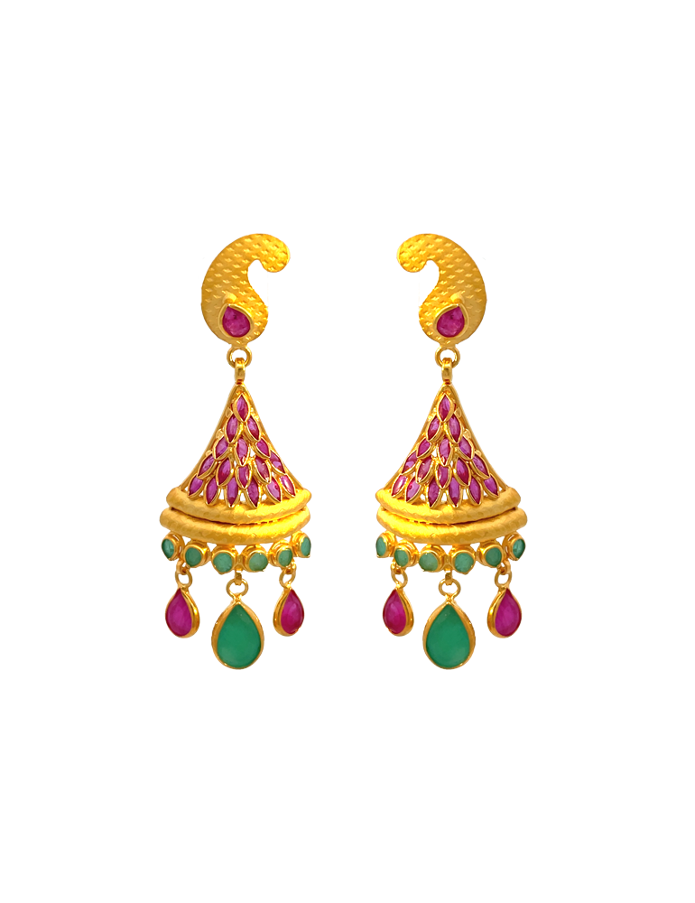 Gold Earrings 22 Karat