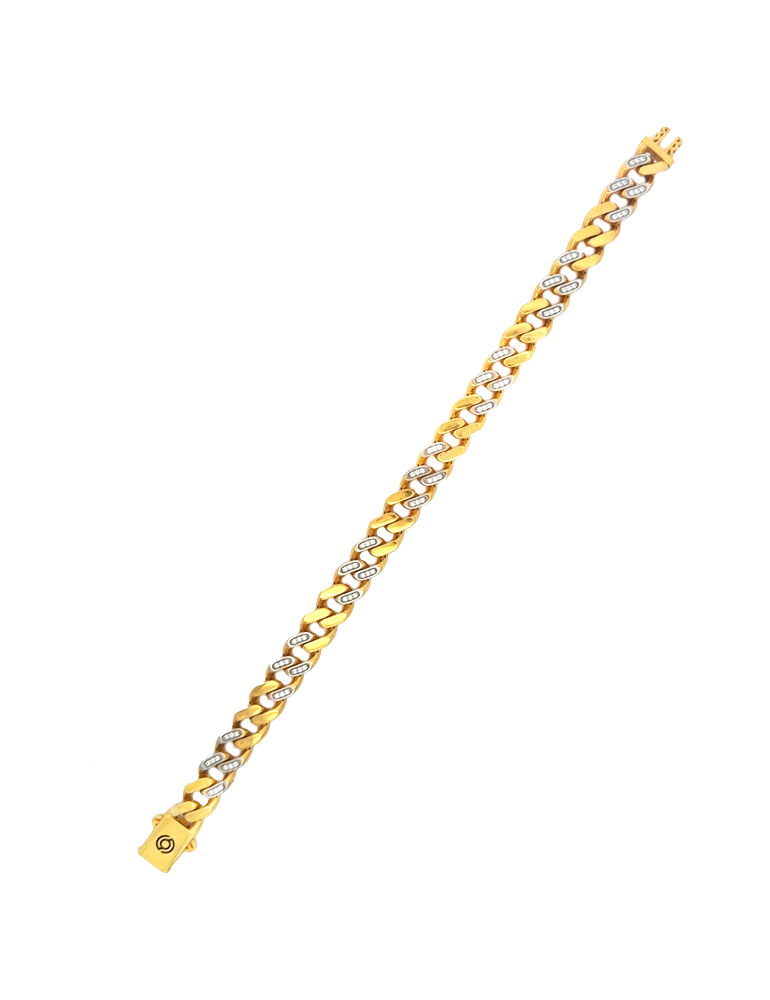 Gold Men's Bracelet 22 Karat