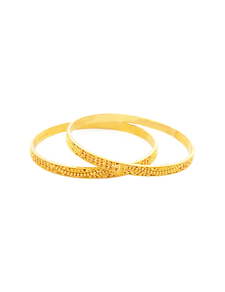 22 Kt Gold Bangles - Set of 4