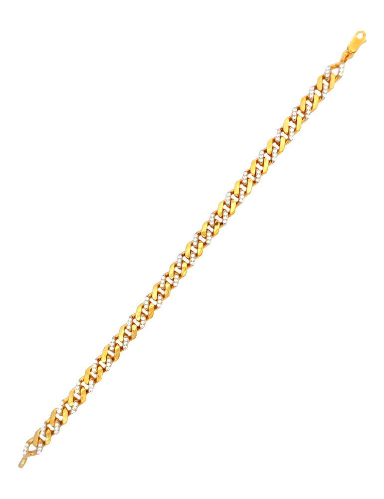 Prime Fusion Gold Bracelet - 22 Karat