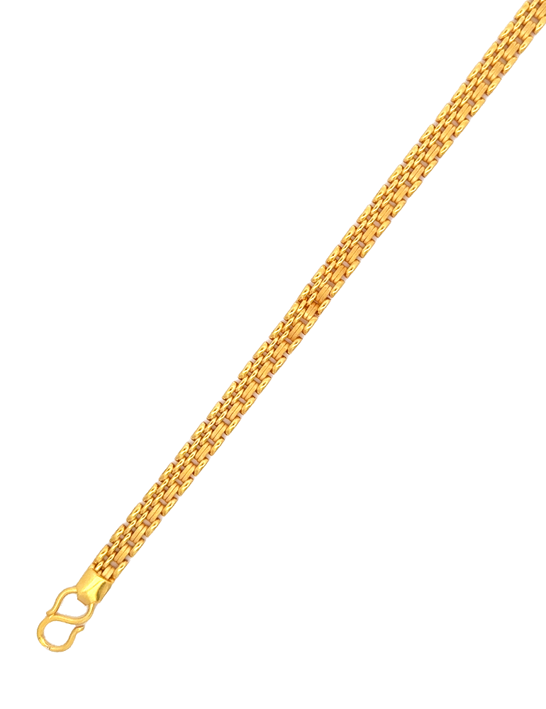 Golden Matrix Gold Bracelet - 22 Karat